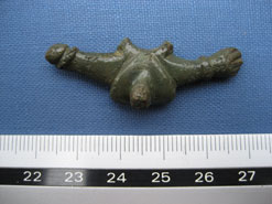 Phallusamulett aus Bronze